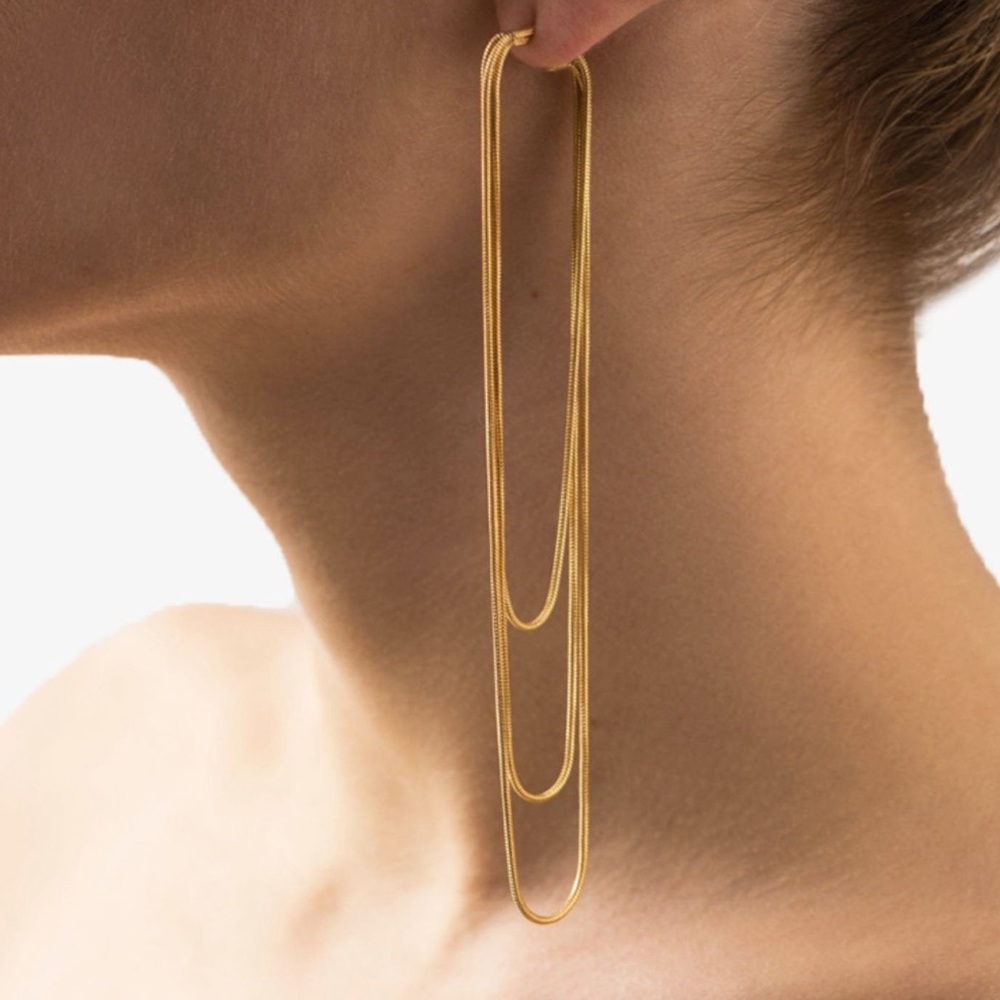 Dangle Cain Earrings - Picture 2 of 5